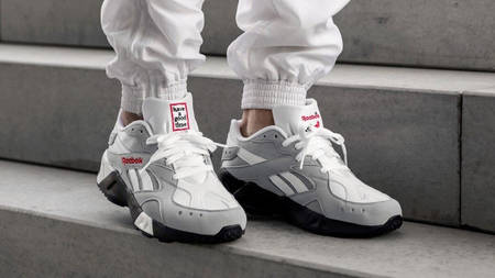 Reebok And have a good time Reunite For An Ultra Clean Aztrek Collab Reebok And have a good time Reunite For An Ultra Clean Aztrek Collab