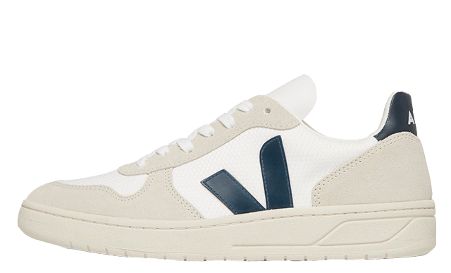 VEJA V-10 Suede White Black
