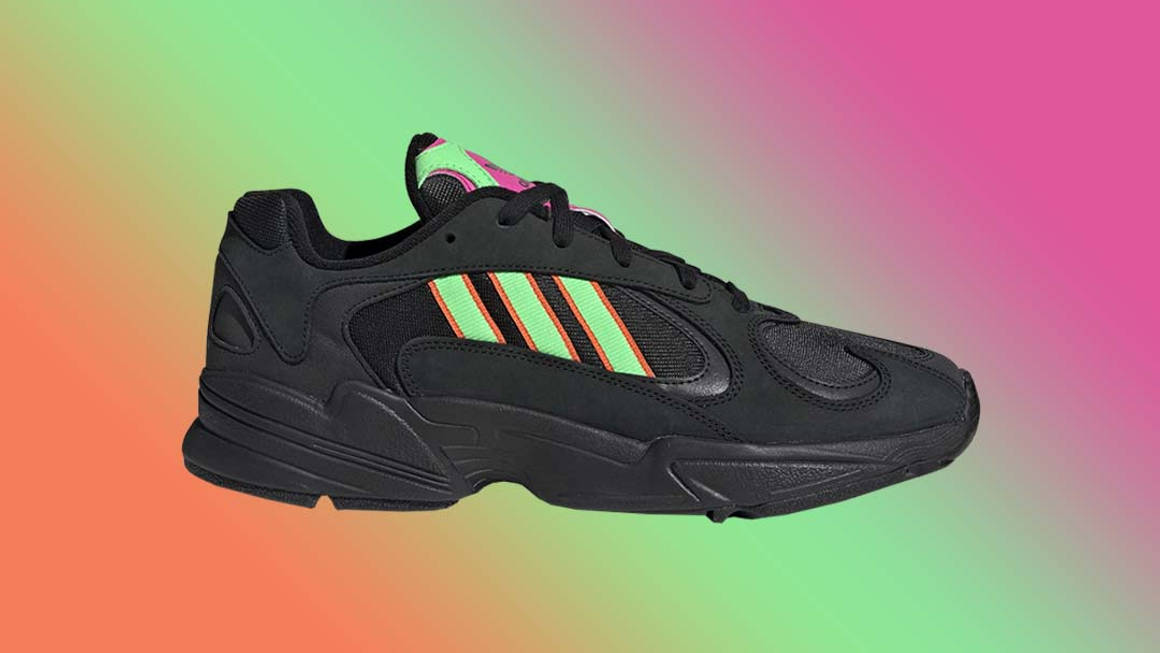 adidas yung 1 black neon