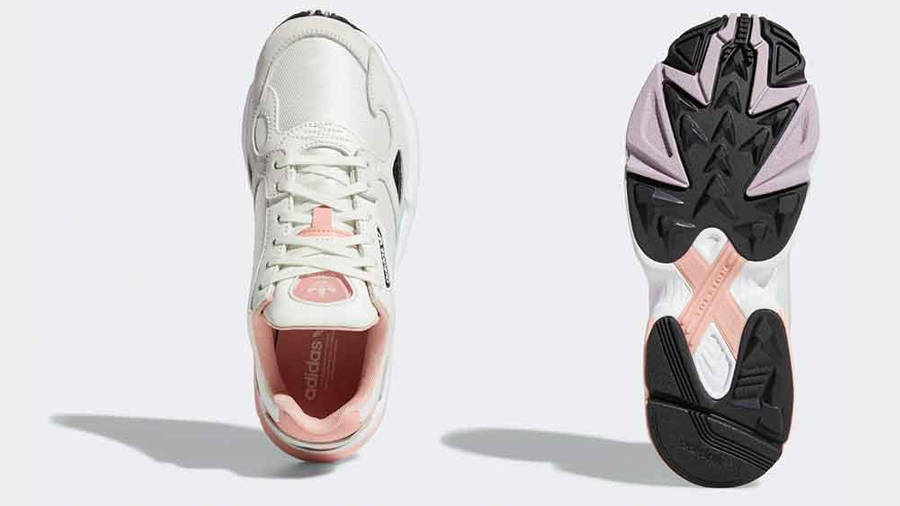 adidas falcon white trace pink