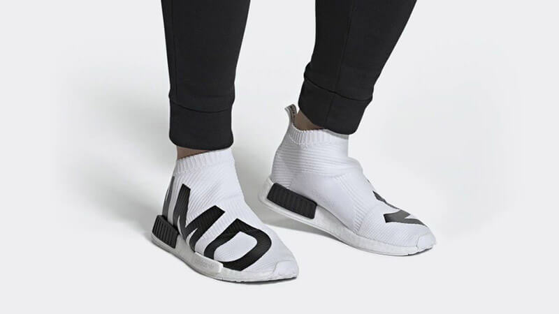 adidas nmd cs1 white black