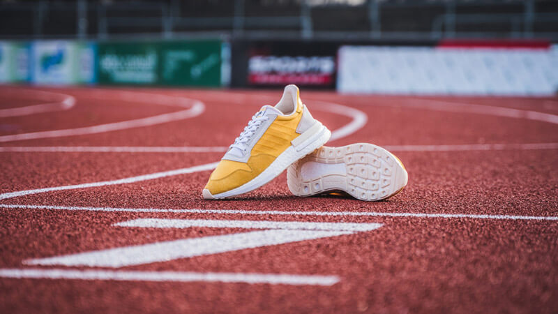 Adidas zx 500 store women gold