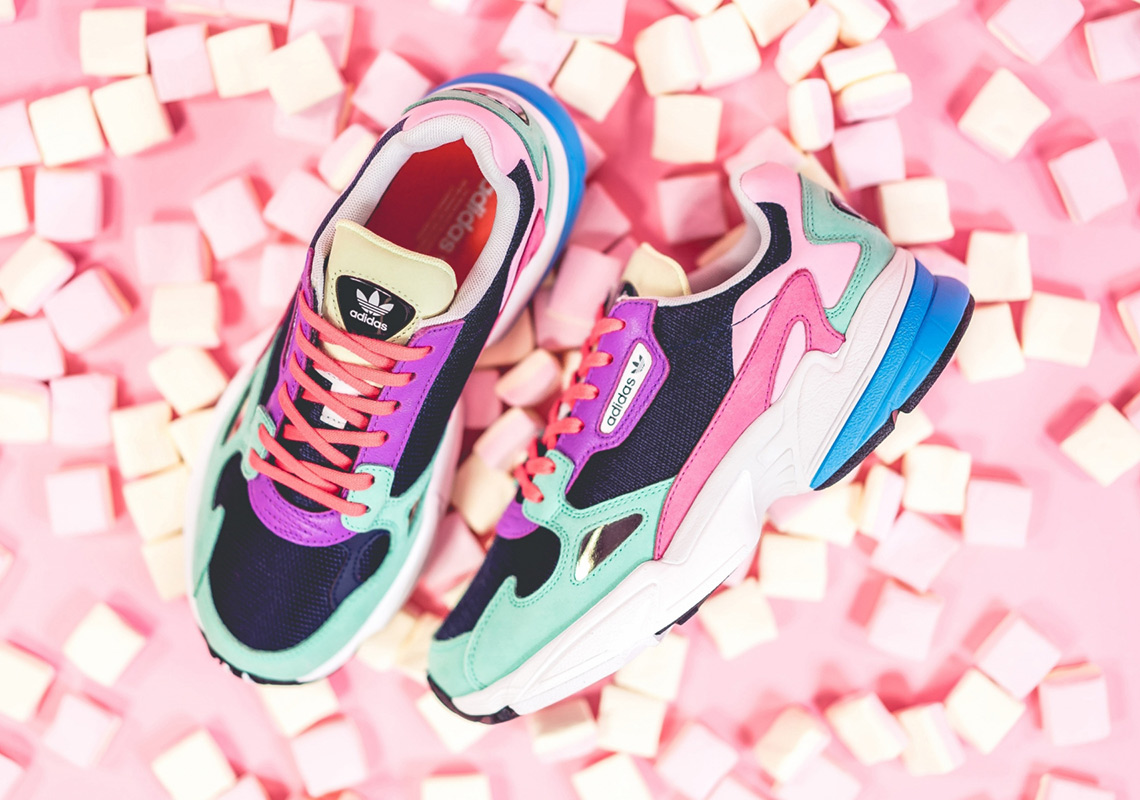 The adidas Falcon Gets Painted In Technicolour