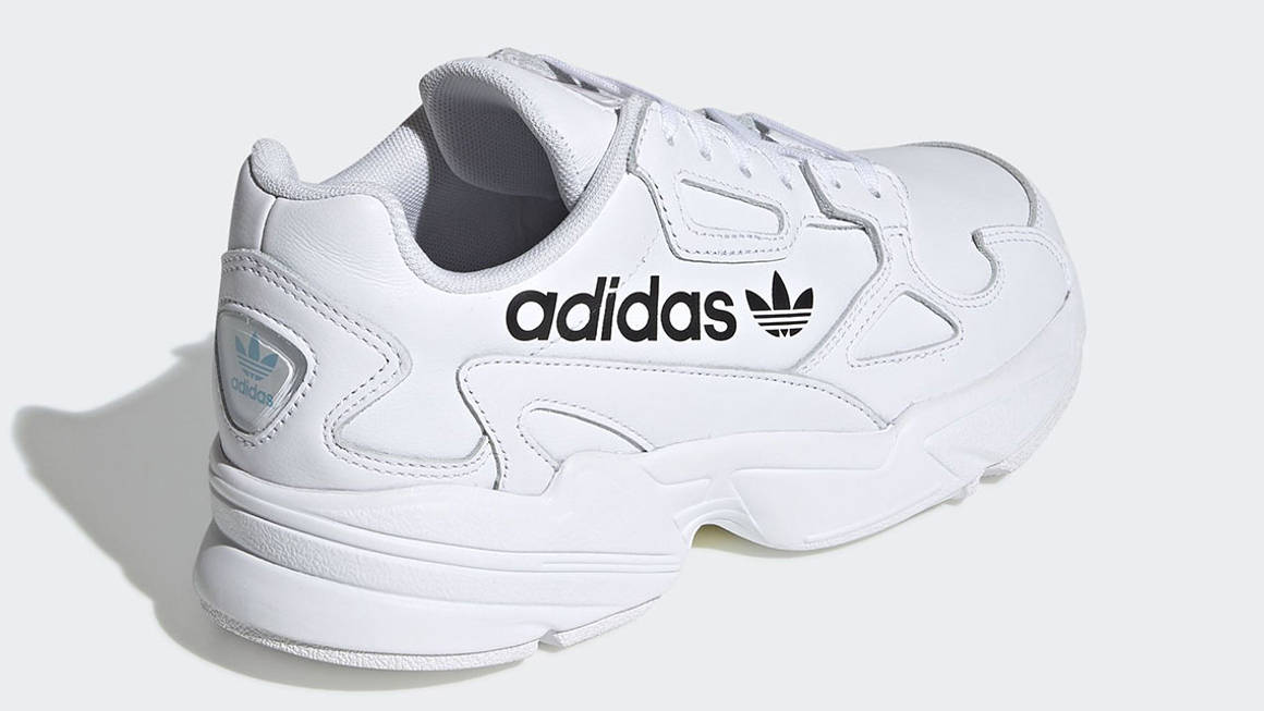 adidas falcon black and white