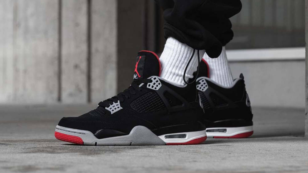 An On Foot Look At The Air Jordan 4 Retro OG ‘Bred’