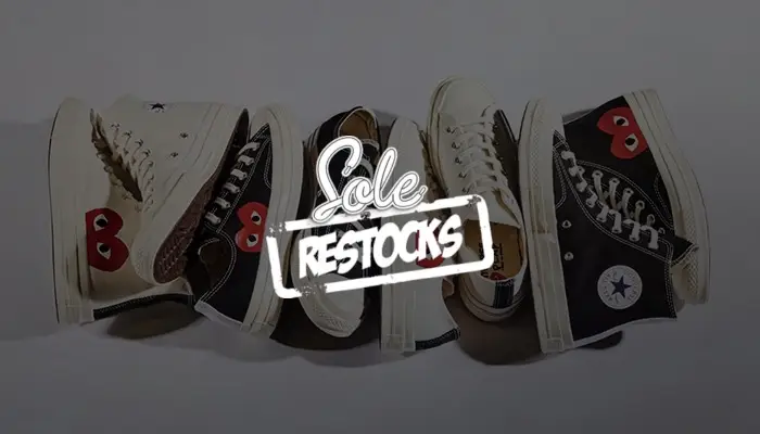 Cdg converse hot sale restock