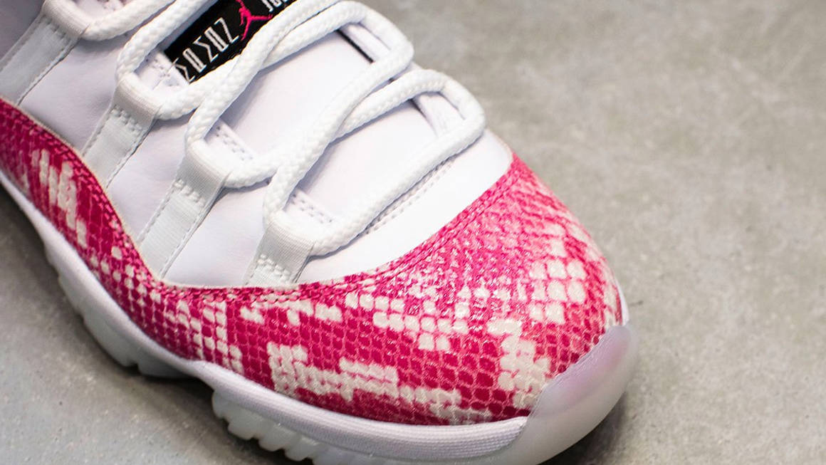 pink snakeskin 11s footlocker