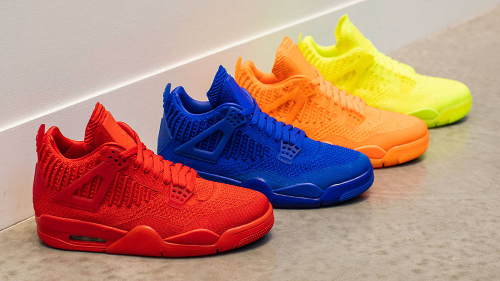 The Air Jordan 4 Gets A Vibrant Flyknit Makeover