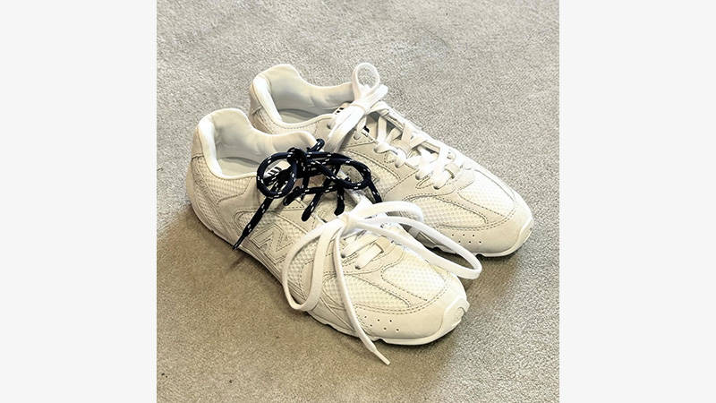 Miu Miu x New Balance 530 White side