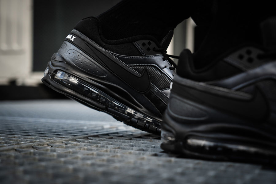 The Nike Air Max 97/BW 'Black' Is One Of The Stealthiest