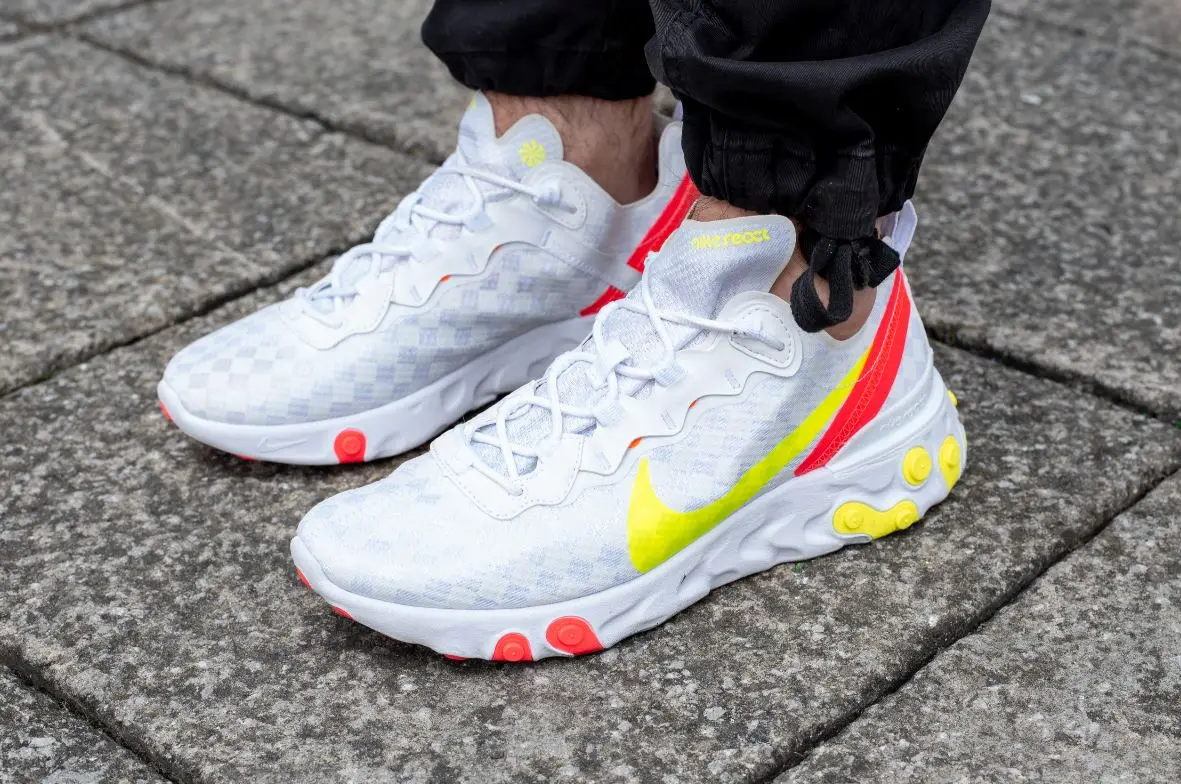 Nike react element 55 white volt online