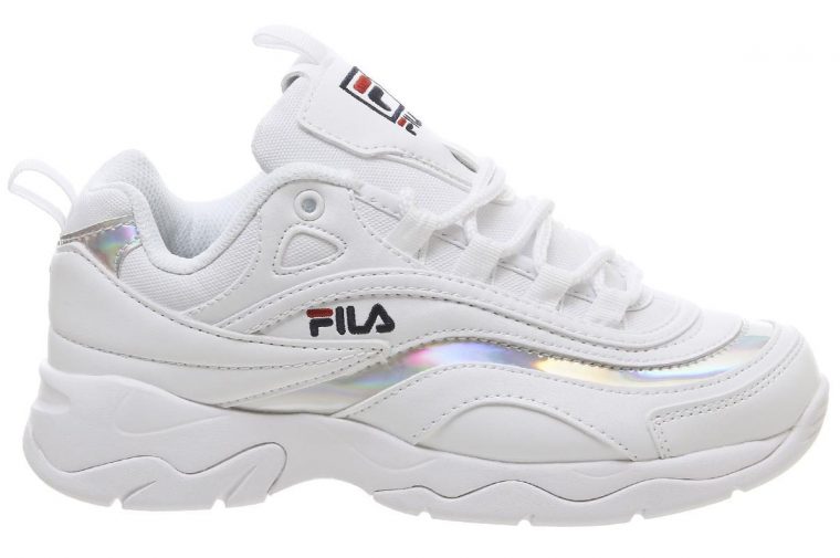 Fila Fila Ray Trainers White Irridescent Silver F