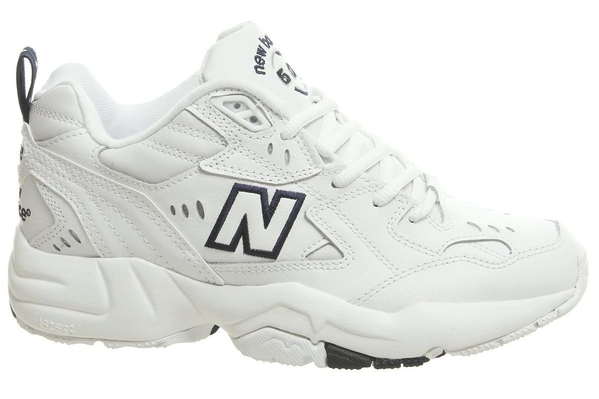 New Balance 608 Trainers White Navy