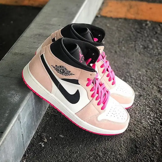 Don t Miss The Jordan 1 Mid Hyper Pink At Footasylum The Sole Supplier