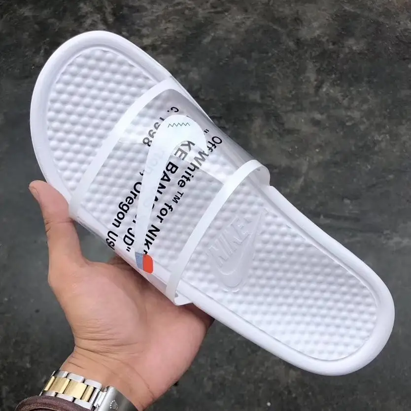 Images Surface For Off White x Nike Benassi Slides | The Sole Supplier