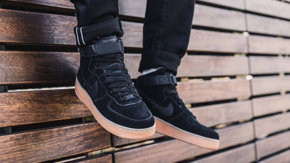 Grab The Nike Air Force 1 High '07 'Black Suede' For Just £52! Grab The Nike Air Force 1 High ’07 ‘Black Suede’ For Just £52!