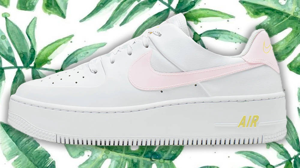 air force 1 sage white pink