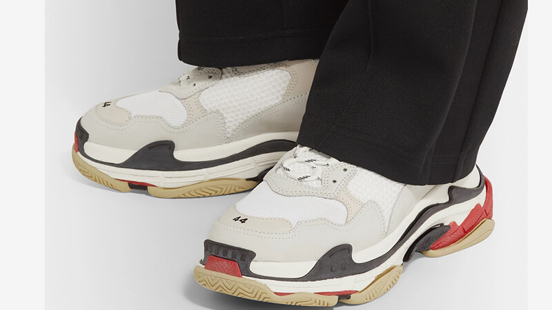 Balenciaga triple s white on sale 44