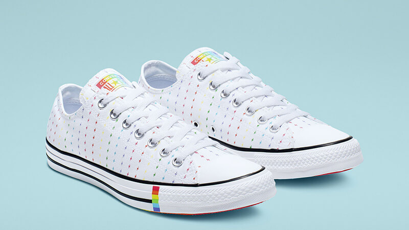 Converse All Star Low Top Pride White