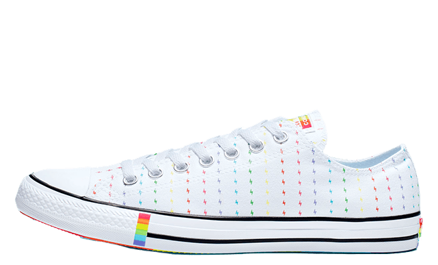 Converse All Star Low Top Pride White