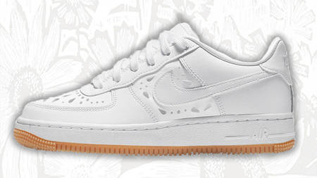 This Nike Air Force 1 Has Had A Cut-Out Floral Makeover This Nike Air Force 1 Has Had A Cut-Out Floral Makeover