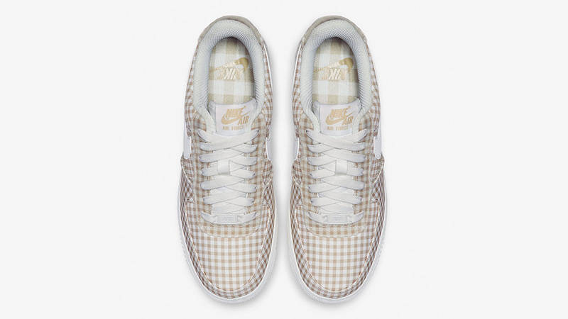 Nike Air Force 1 Gingham Pack Beige White