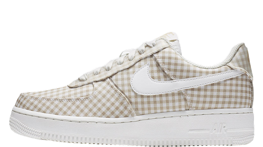 Nike Air Force 1 Gingham Pack Beige White | Where To Buy | BV4891-101 ...