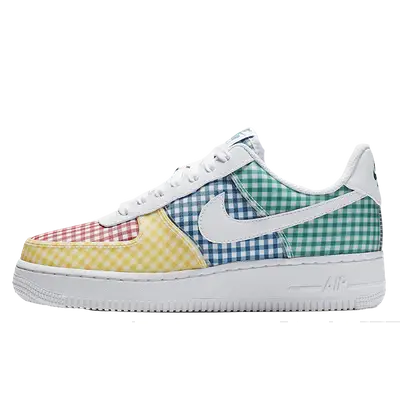 Nike Air Force 1 Gingham Pack Multi | Where To Buy | BV4891-100