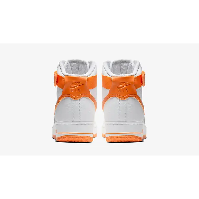 Air force 1 high hotsell white orange