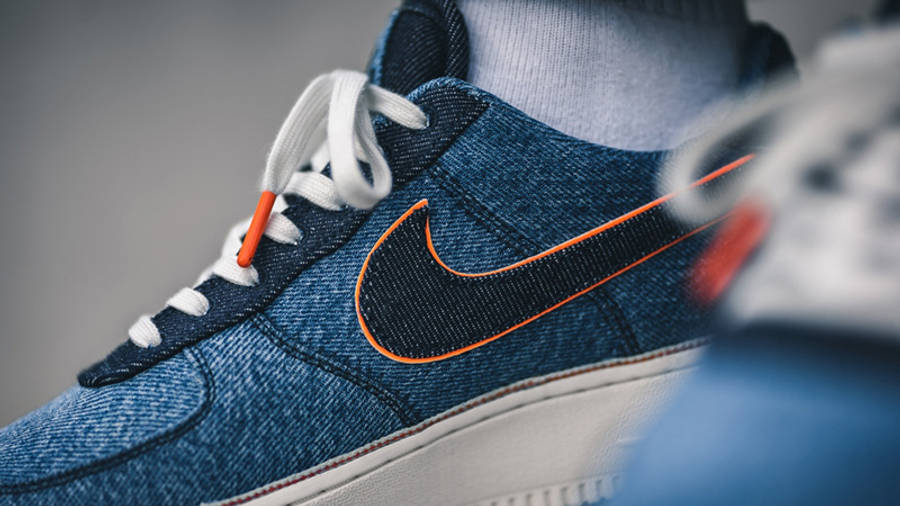 Nike Air Force 1 Low Denim Blue | Where To Buy | 905345-403 | The Sole ...
