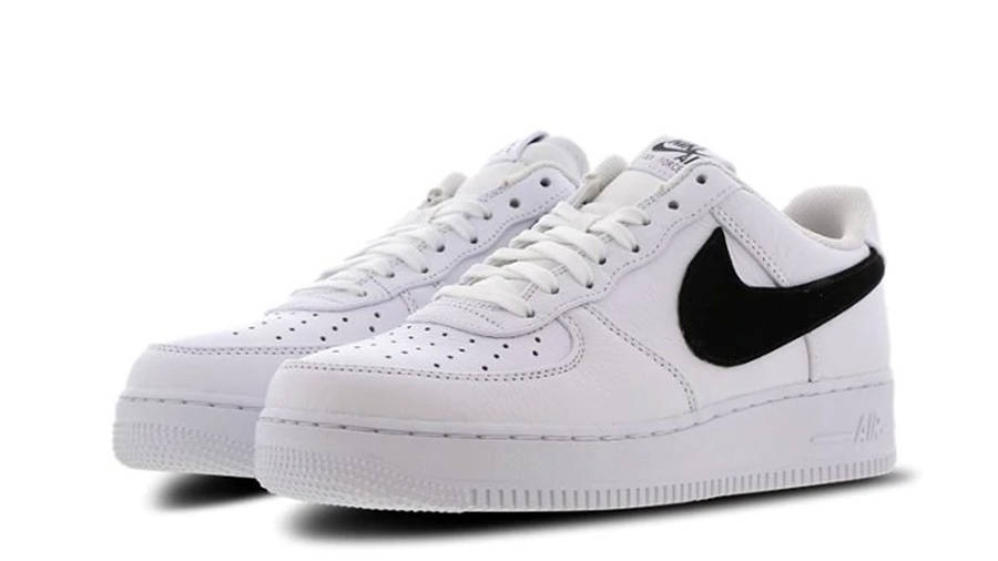 nike air force 1 low in white and black