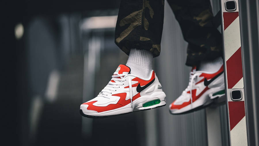 air max 2 red and white