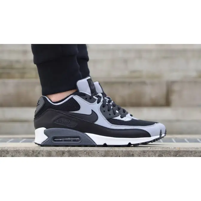 Nike Air Max 90 Essential Black Grey | Where To Buy | 537384-053 | The ...
