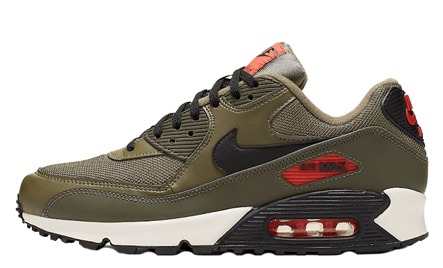 olive green suede air max 90