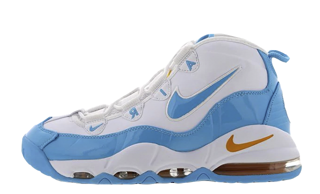 blue and white nike uptempo
