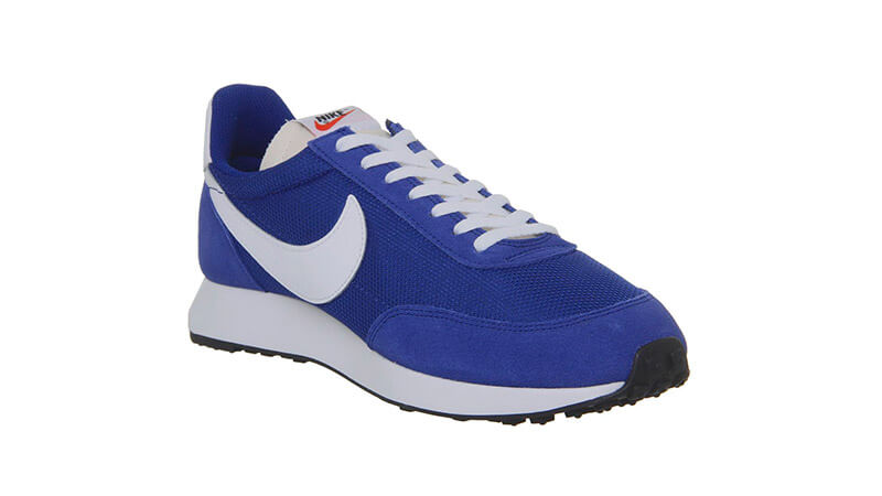 nike tailwind 79 blue and white