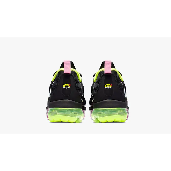 Nike vapormax outlet plus - black/green/pink