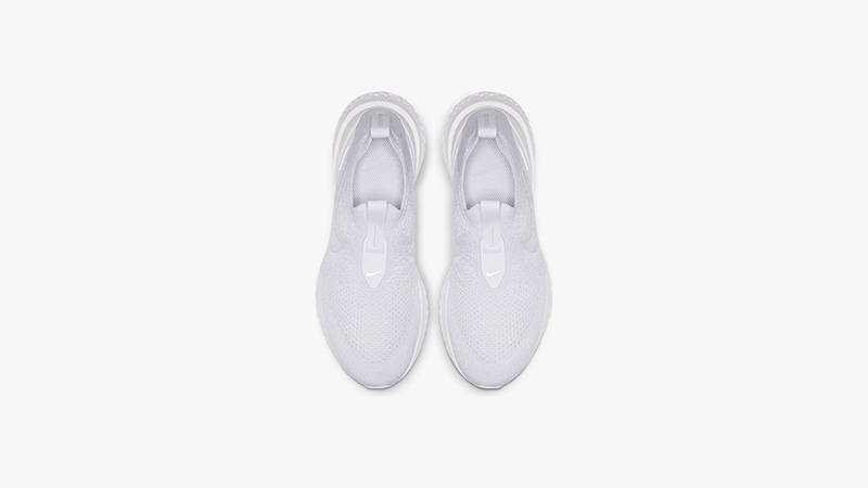 triple white nike epic phantom react