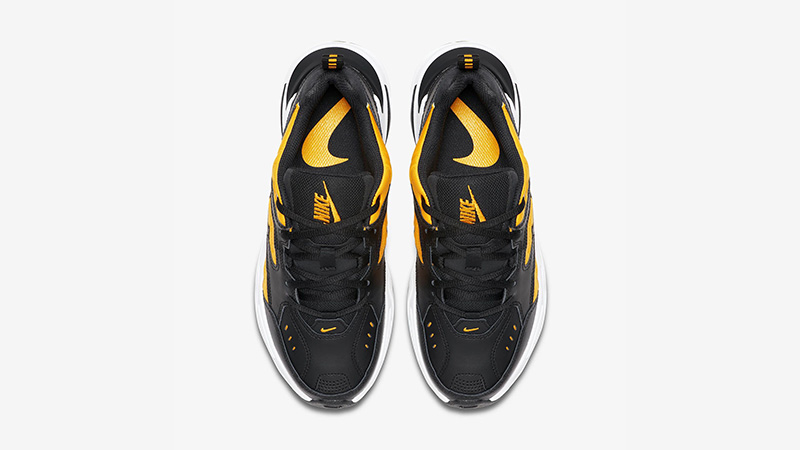 nike m2k tekno black orange