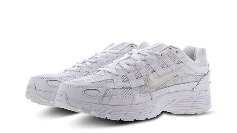 Nike P-6000 Triple White (Womens)