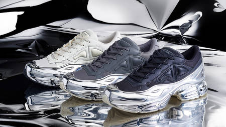 The adidas by Raf Simons Ozweego Gets A Shiny Chrome Makeover The adidas by Raf Simons Ozweego Gets A Shiny Chrome Makeover