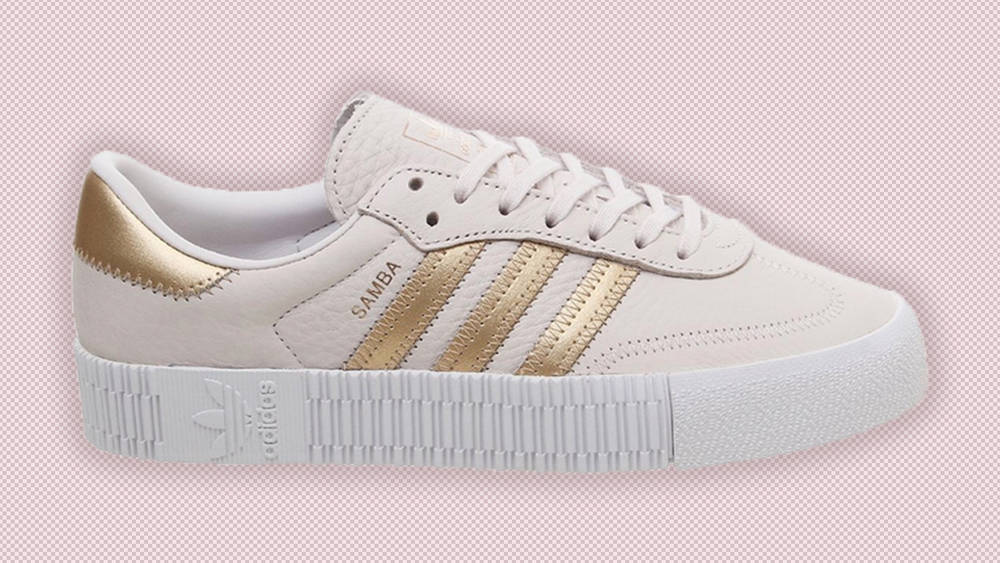 The adidas Sambarose Gets Tinted Pink With Golden Accents 4 The adidas Sambarose Gets Tinted Pink With Golden Accents 4