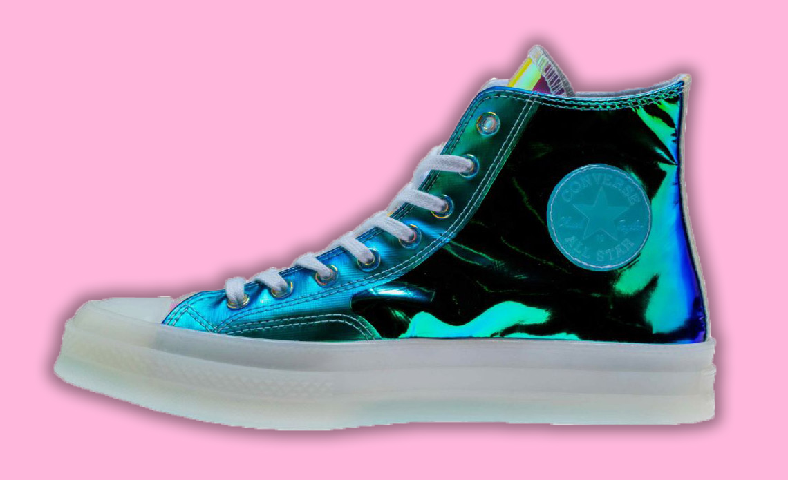 Chuck taylor shops iridescent