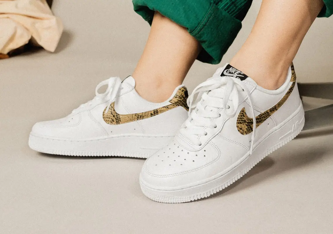 Ivory Snake Print Reworks The Nike Air Force 1 The Sole Supplier