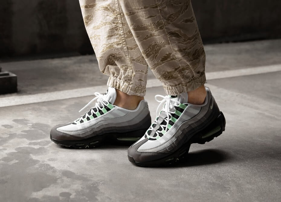 air max 95 mint on feet