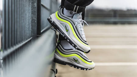 Take 25% Off The Summer-Ready Nike Air Max 97 'White Volt'! Take 25% Off The Summer-Ready Nike Air Max 97 'White Volt'!