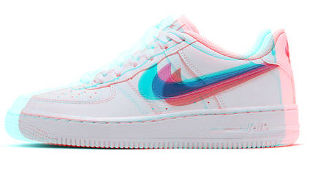 Get Your 3D Glasses On To Look At These Nike Air Force 1's Get Your 3D Glasses On To Look At These Nike Air Force 1's