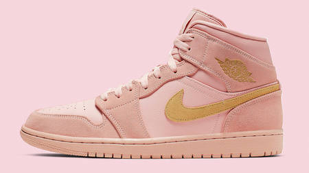 Blush Hues Cover The Air Jordan 1 In Coral & Gold Blush Hues Cover The Air Jordan 1 In Coral & Gold