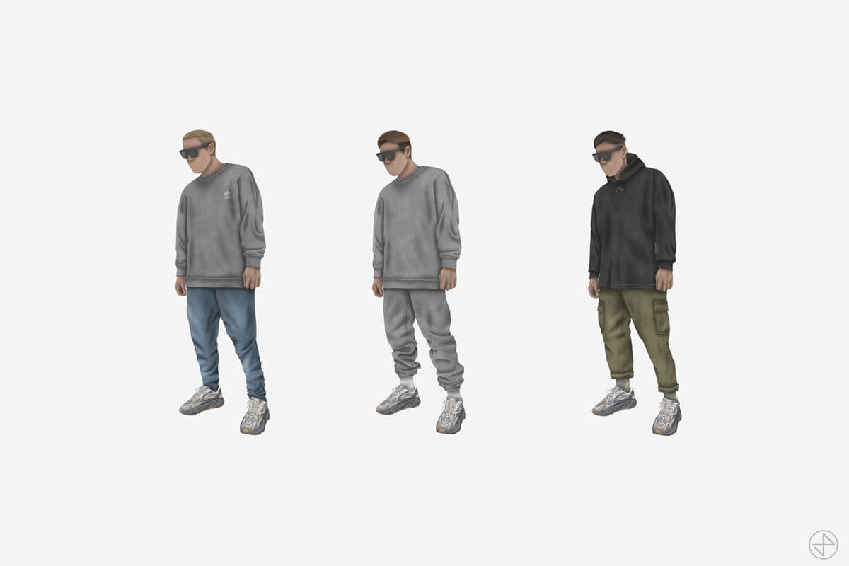 tephra yeezy outfit