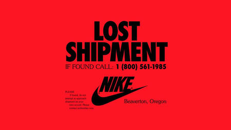 Nike Teases A Mysterious 1985 Lost Shipment Campaign Nike Teases A Mysterious 1985 Lost Shipment Campaign